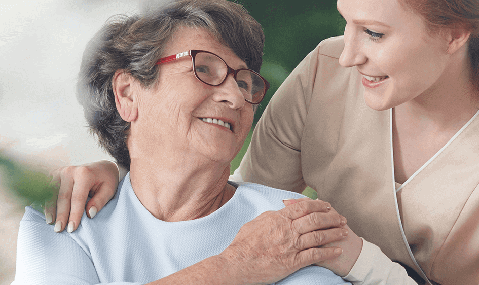 Nurse Giving Emotional Support to a Senior Patient